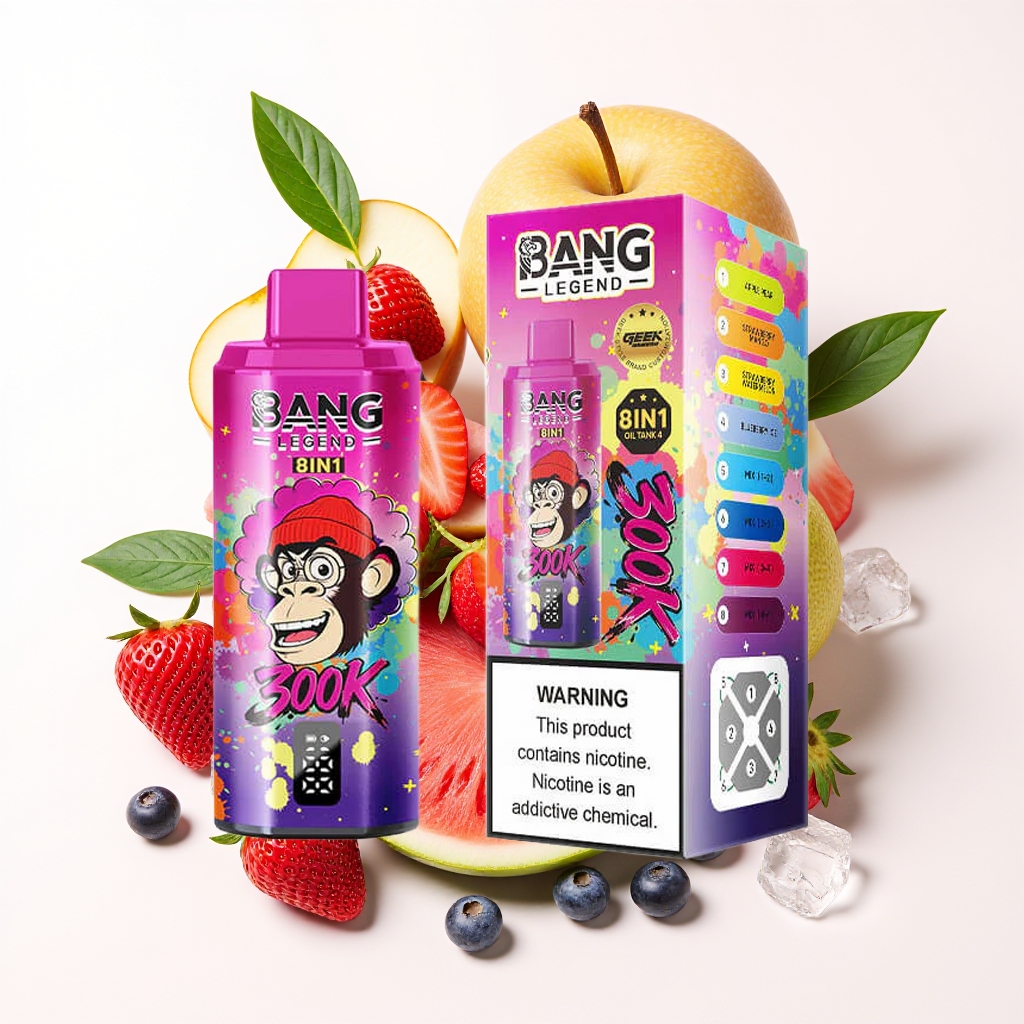 Bang Legend 300Kパフ 8-in-1 使い捨てベイプ - 画像 (4)
