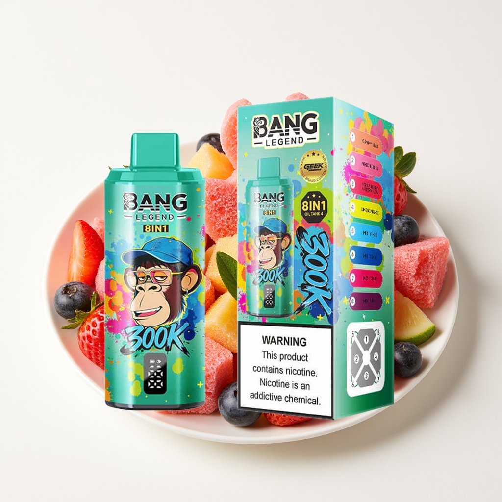 Bang Legend 300Kパフ 8-in-1 使い捨てベイプ - 画像 (10)