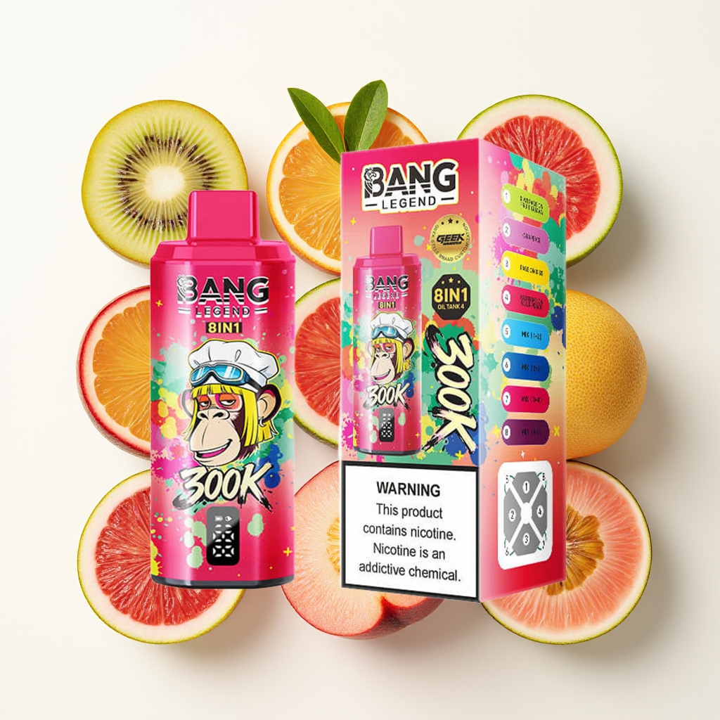 Bang Legend 300Kパフ 8-in-1 使い捨てベイプ - 画像 (7)