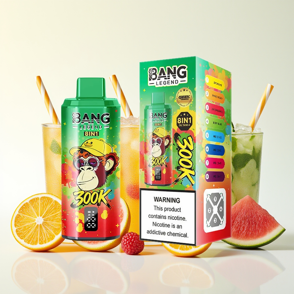 Bang Legend 300Kパフ 8-in-1 使い捨てベイプ - 画像 (3)