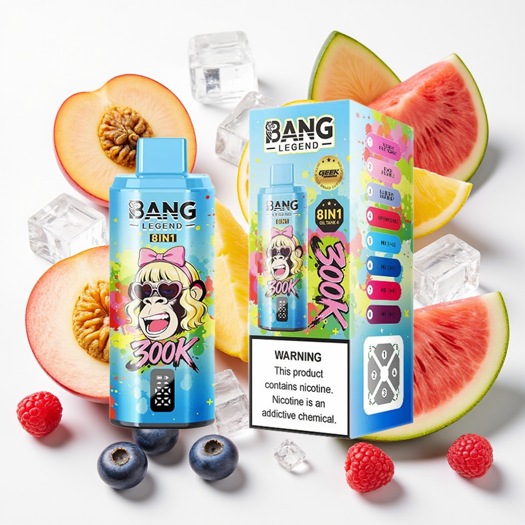 Bang Legend 300Kパフ 8-in-1 使い捨てベイプ - 画像 (2)