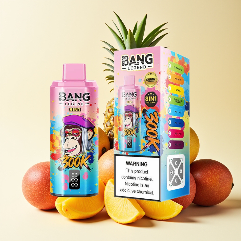 Bang Legend 300Kパフ 8-in-1 使い捨てベイプ - 画像 (6)