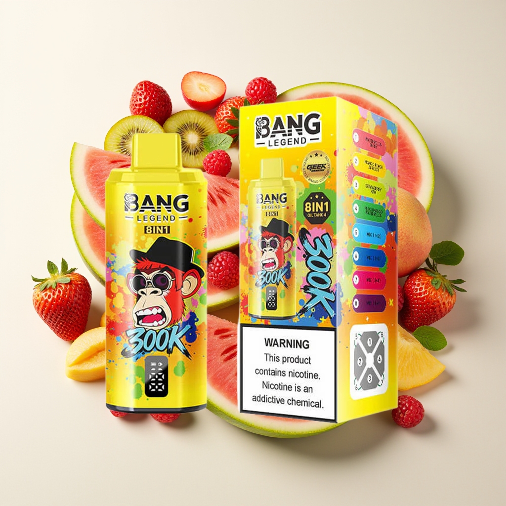 Bang Legend 300Kパフ 8-in-1 使い捨てベイプ - 画像 (5)
