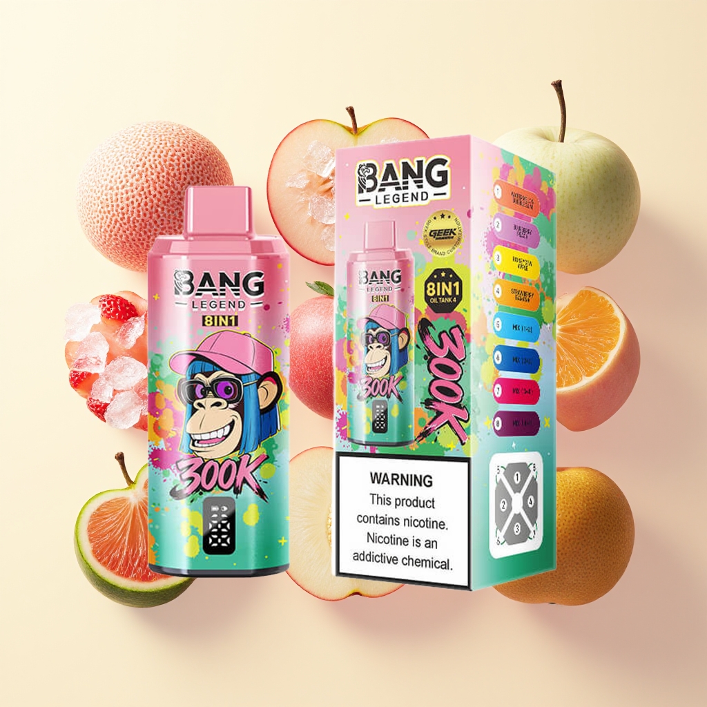 Bang Legend 300Kパフ 8-in-1 使い捨てベイプ - 画像 (11)