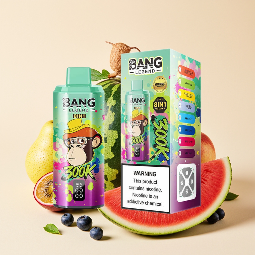 Bang Legend 300Kパフ 8-in-1 使い捨てベイプ - 画像 (8)