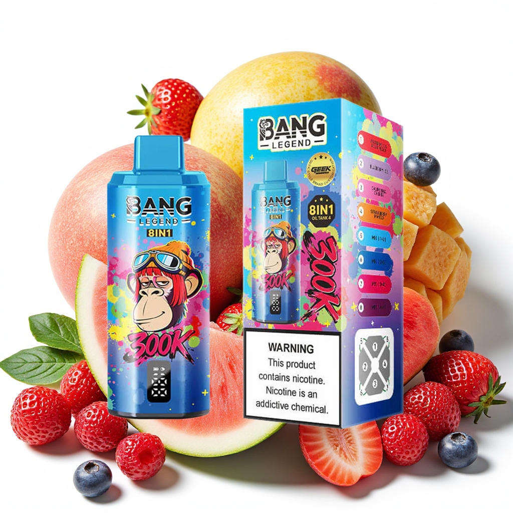 Bang Legend 300Kパフ 8-in-1 使い捨てベイプ - 画像 (12)