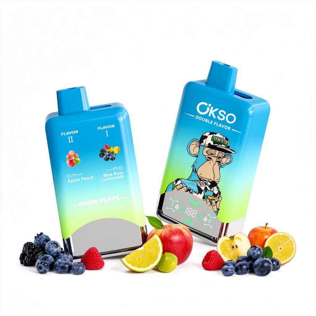 Alternative view of OKSO Double Flavor 60K パフス 使い捨てベイプ